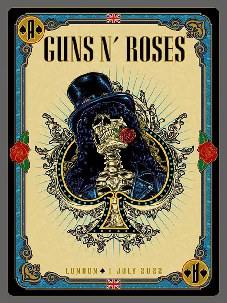 Guns N' Roses N1 Tottenham 22 Halloran | Blue Edition